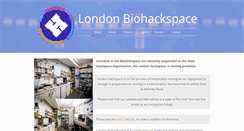Desktop Screenshot of biohackspace.org
