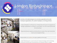 Tablet Screenshot of biohackspace.org